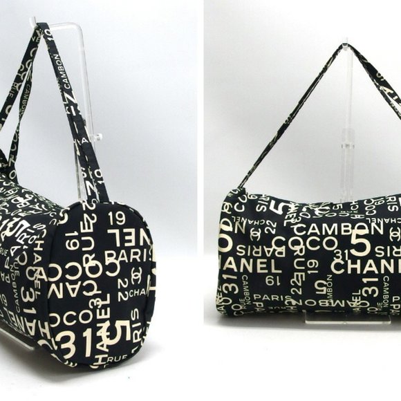 Chanel by Sea Large Blanket and Bag Set, Black - Picture 4 of 11